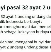 Pasal 31 Ayat 3 Tentang